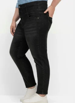 High-waist-Jeans in schmaler Form