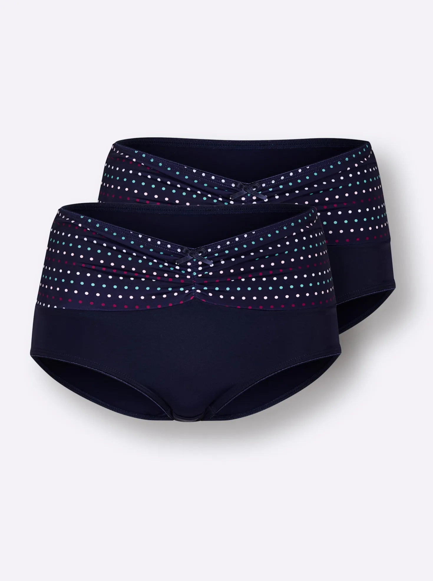 Hipster mit Pünktchen-Print