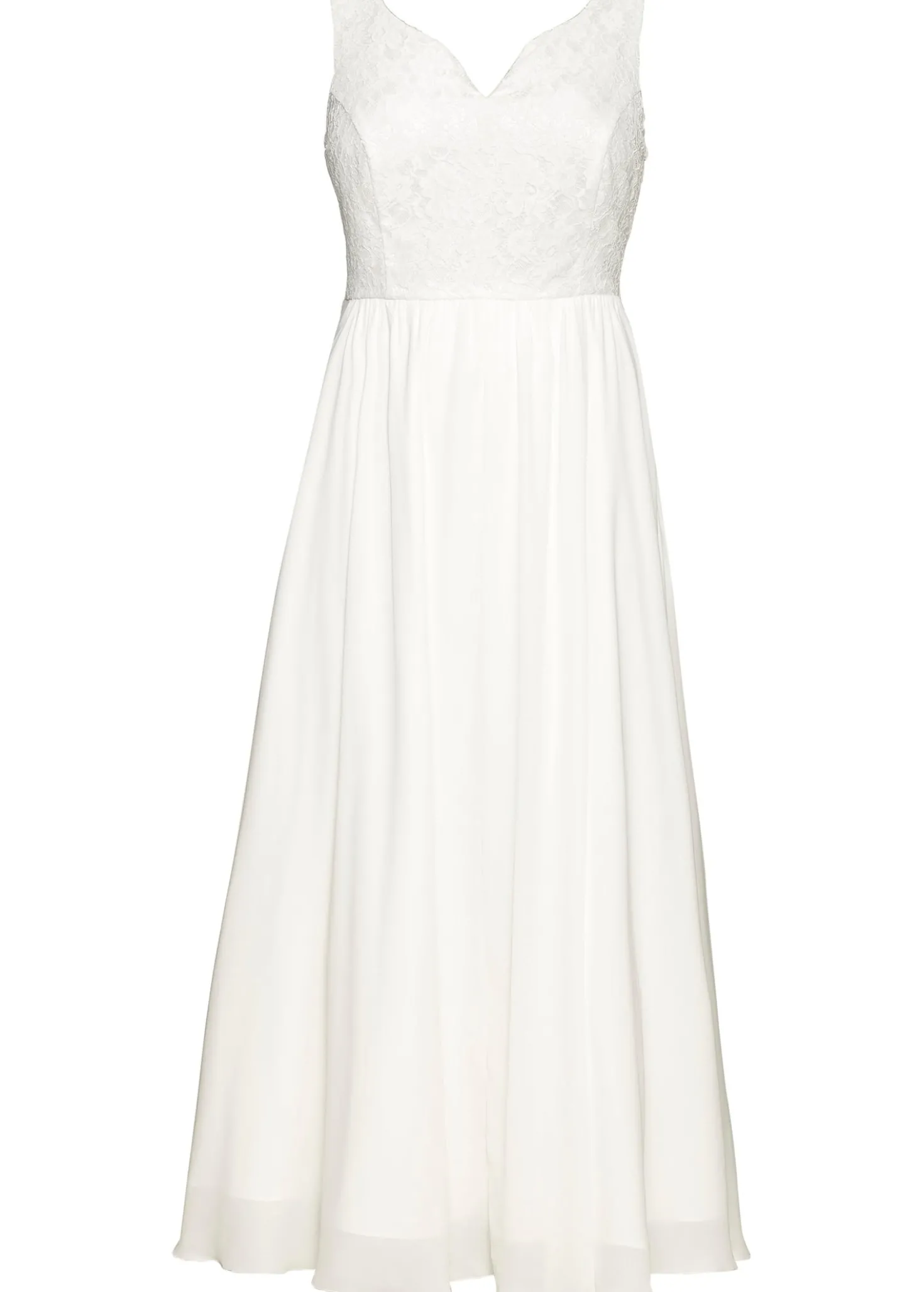 Hochzeitskleid mit Spitze und Pailletten