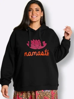 Hoodie mit Statementprint