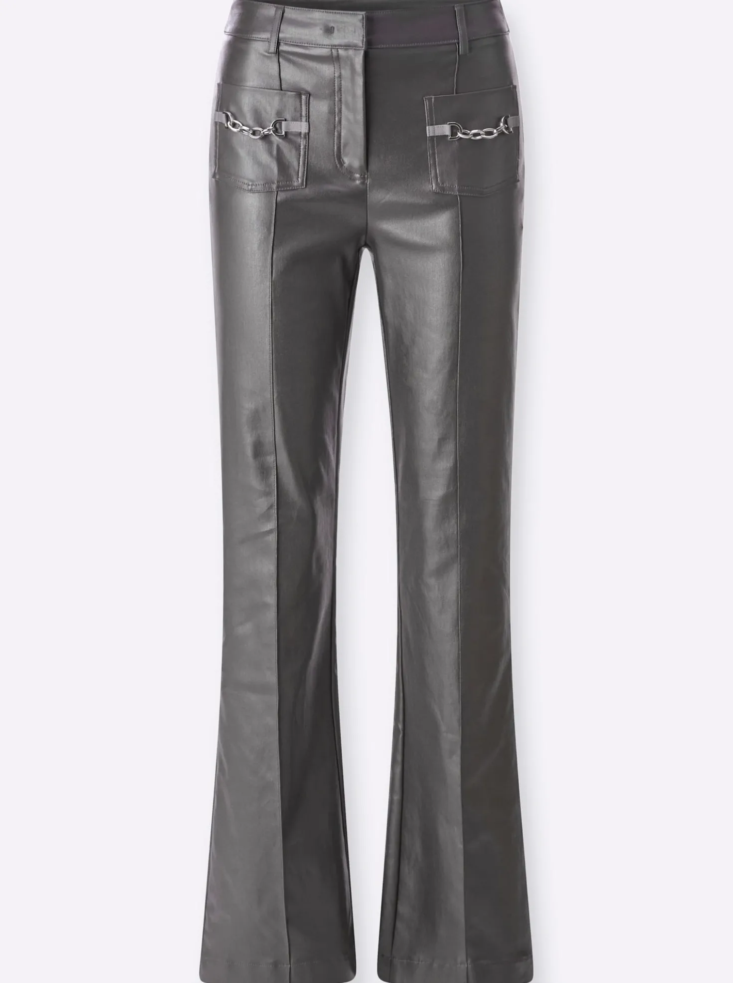 Hose aus Leder-Imitat