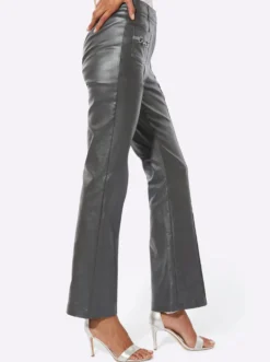 Hose aus Leder-Imitat