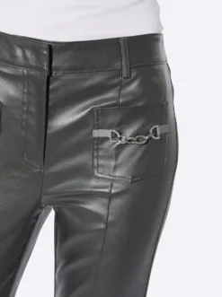 Hose aus Leder-Imitat