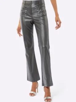 Hose aus Leder-Imitat