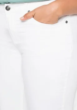 Hose in gerader Form, aus Twill