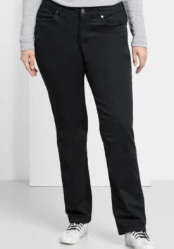 Hose in gerader Form, aus Twill