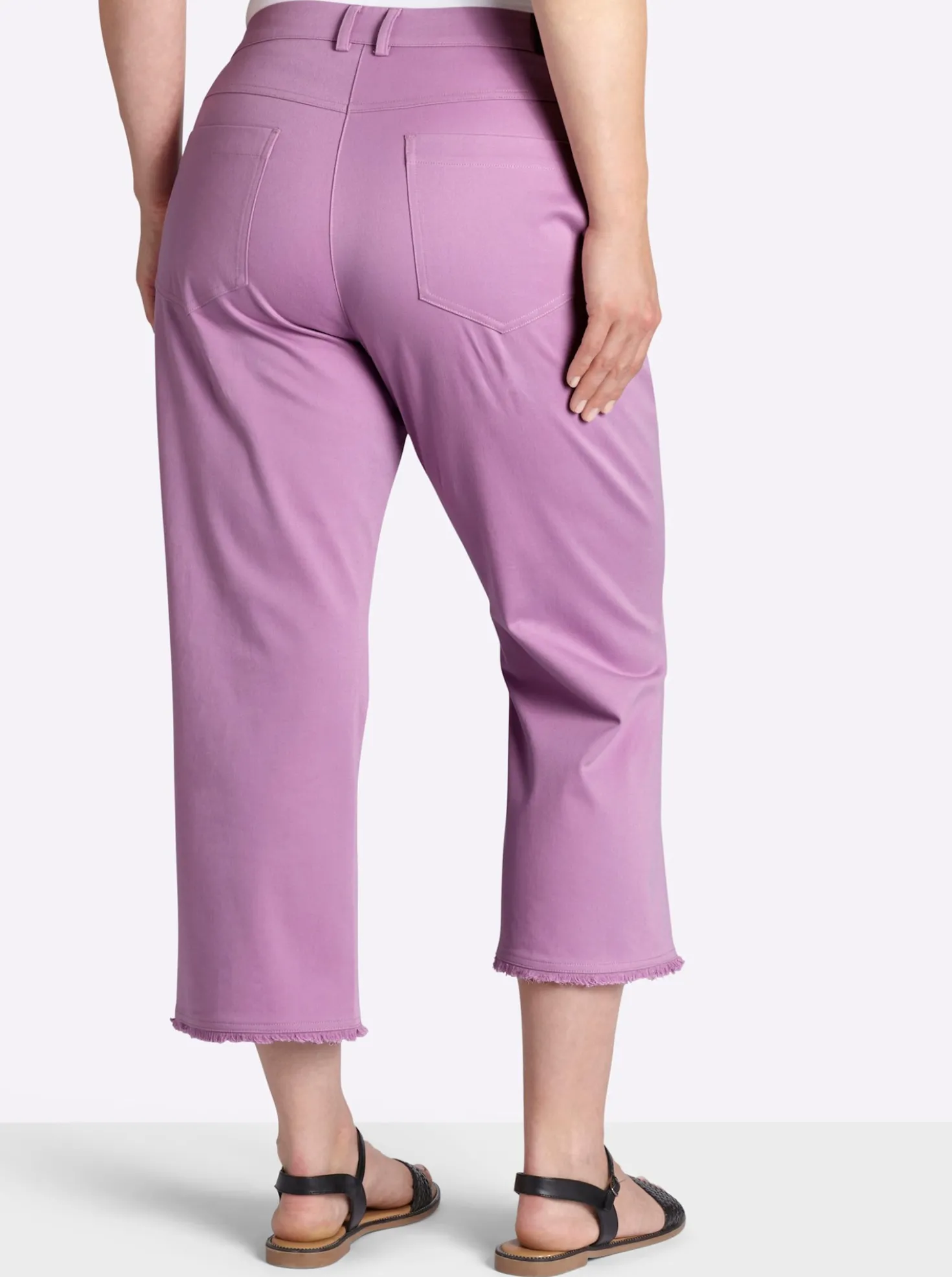 7/8-Hose in leichter Bootcut-Form