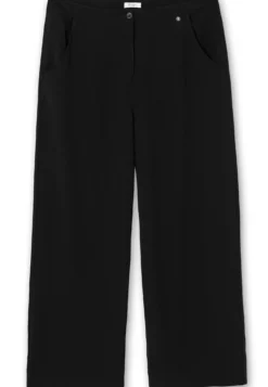 Hose mit High-Waist-Bund und weitem Bein