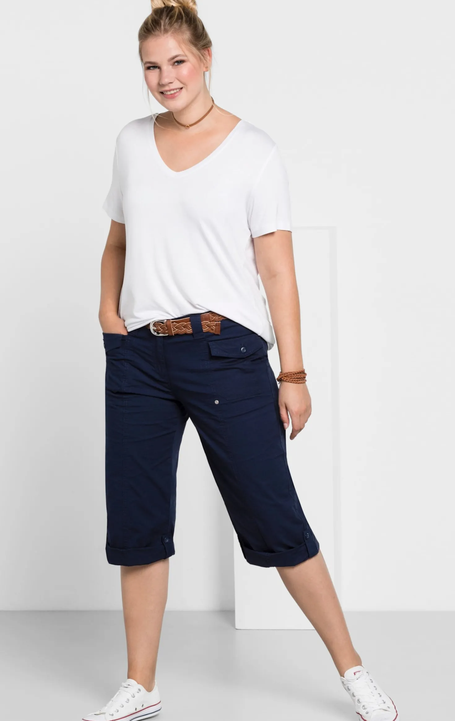 3/4-Hose mit Krempelfunktion