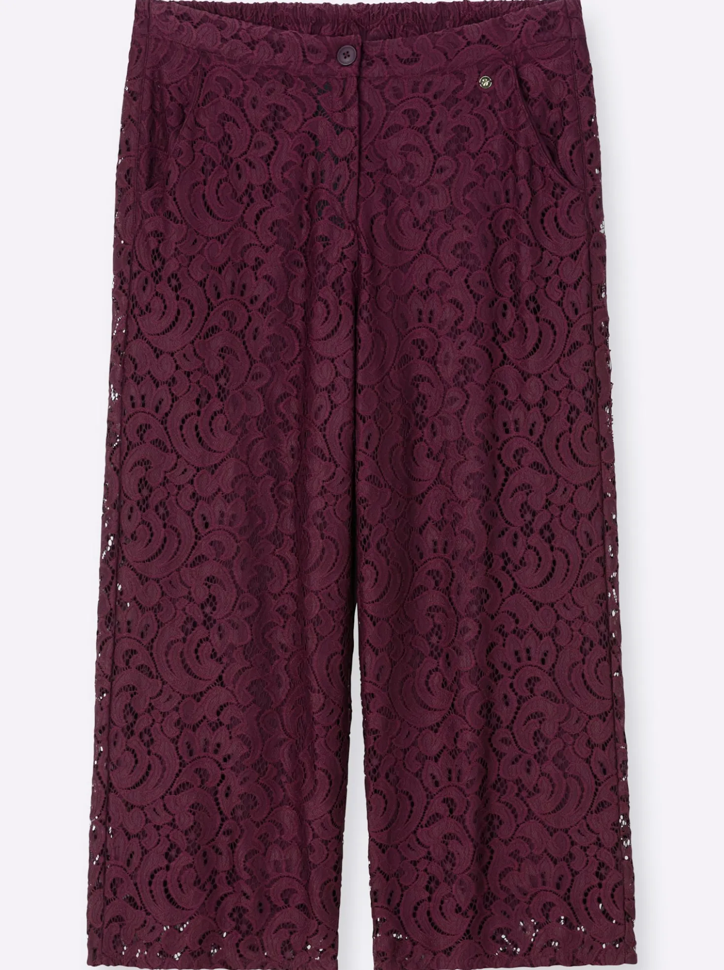 Hose mit rundum Spitze