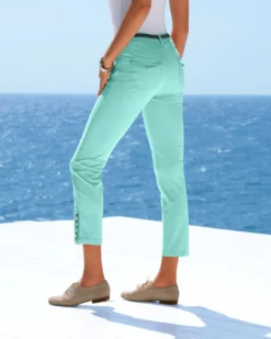 7/8-Hose vertiefte Leibhöhe
