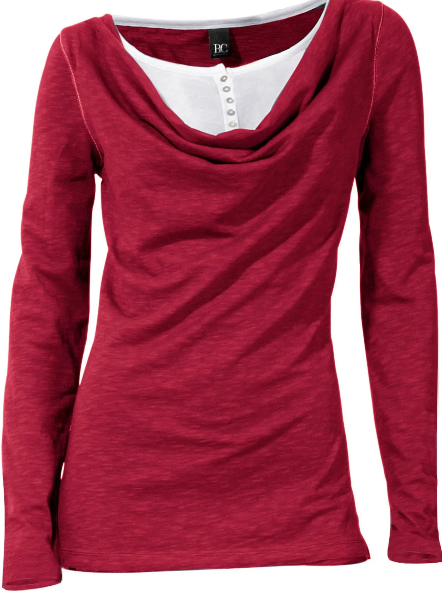 2-in-1-Shirt in elastischer Qualität