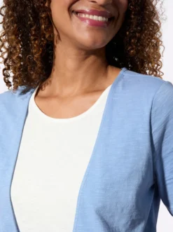 2-in-1-Shirt mit Knoten-Detail