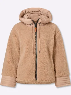 Jacke aus Fell-Imitat