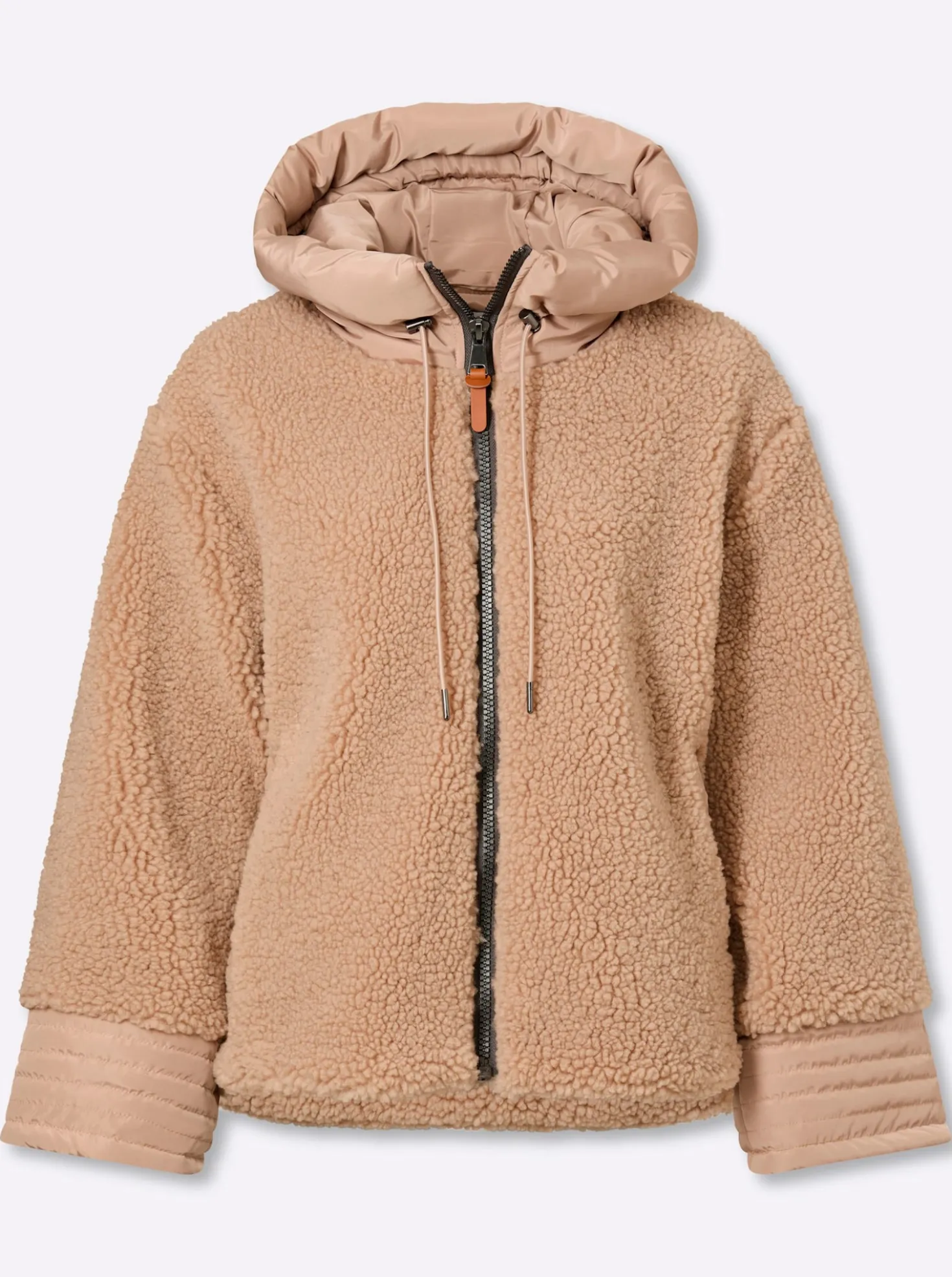 Jacke aus Fell-Imitat