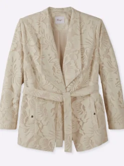 Jacke in offener Form