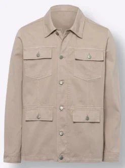 Jacke in Twill-Qualität