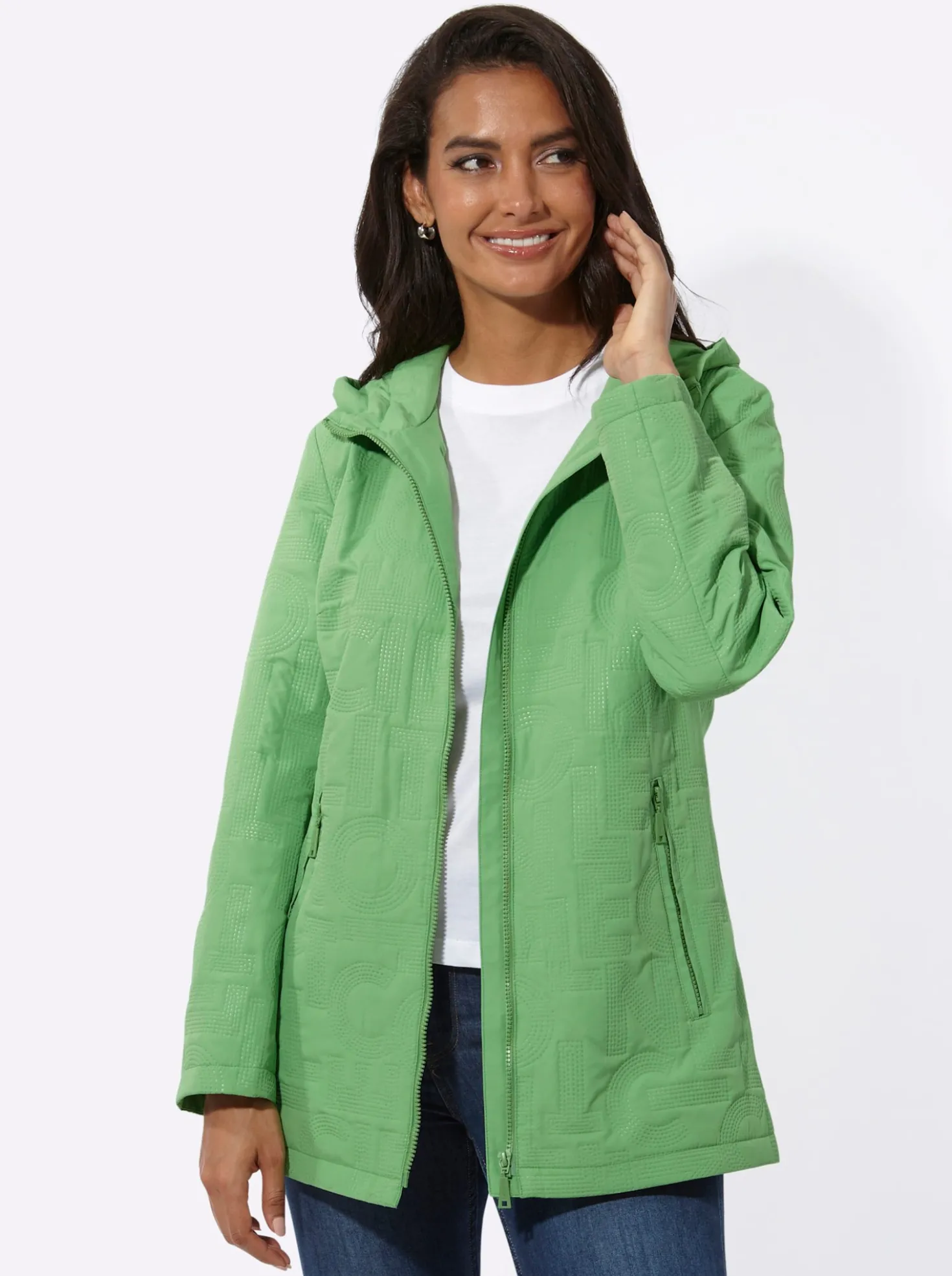 Jacke mit leichter Wattierung