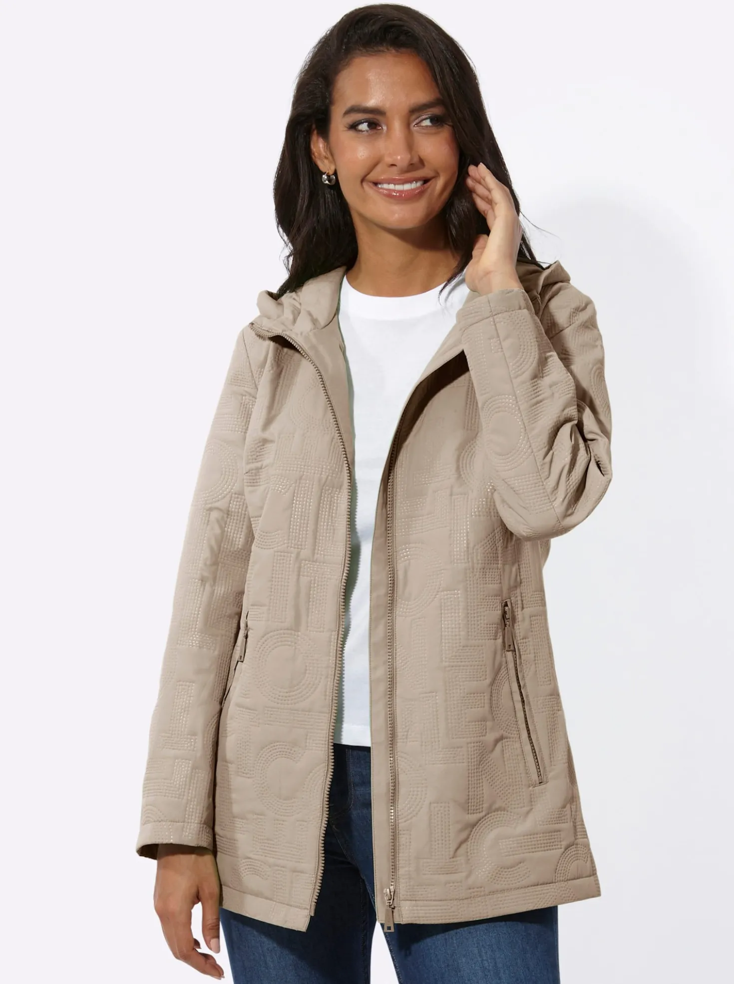 Jacke mit leichter Wattierung