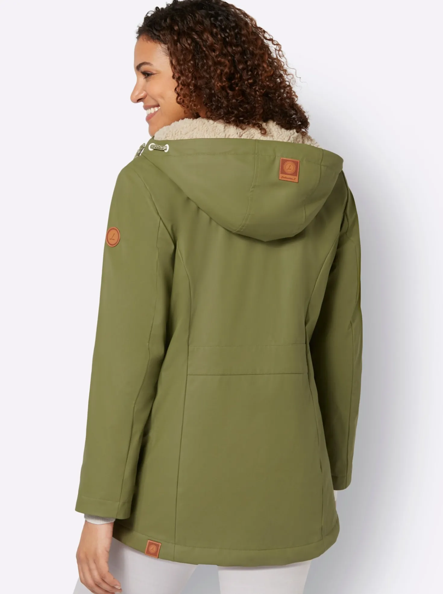 Jacke mit Teddy-Futter