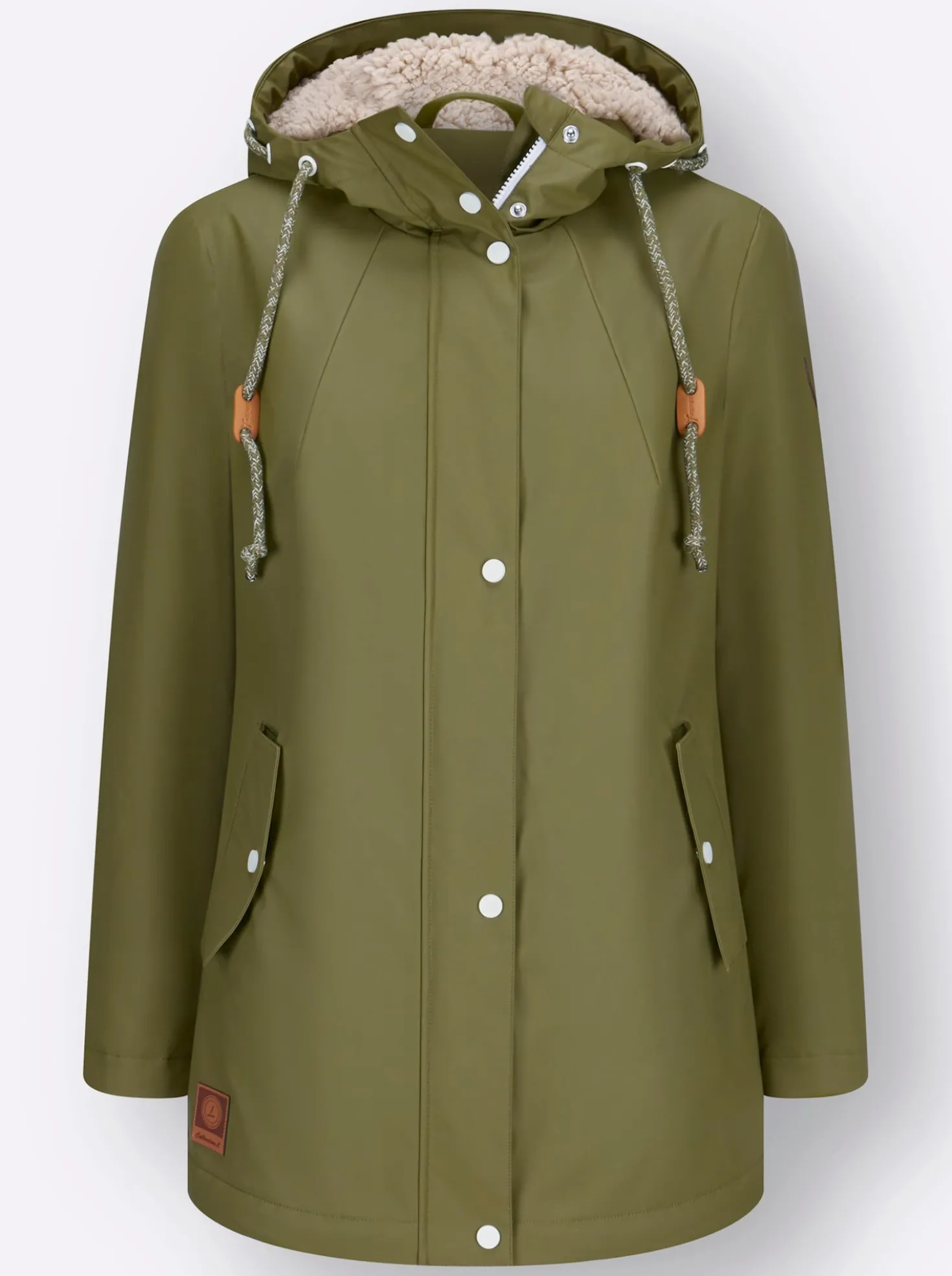 Jacke mit Teddy-Futter