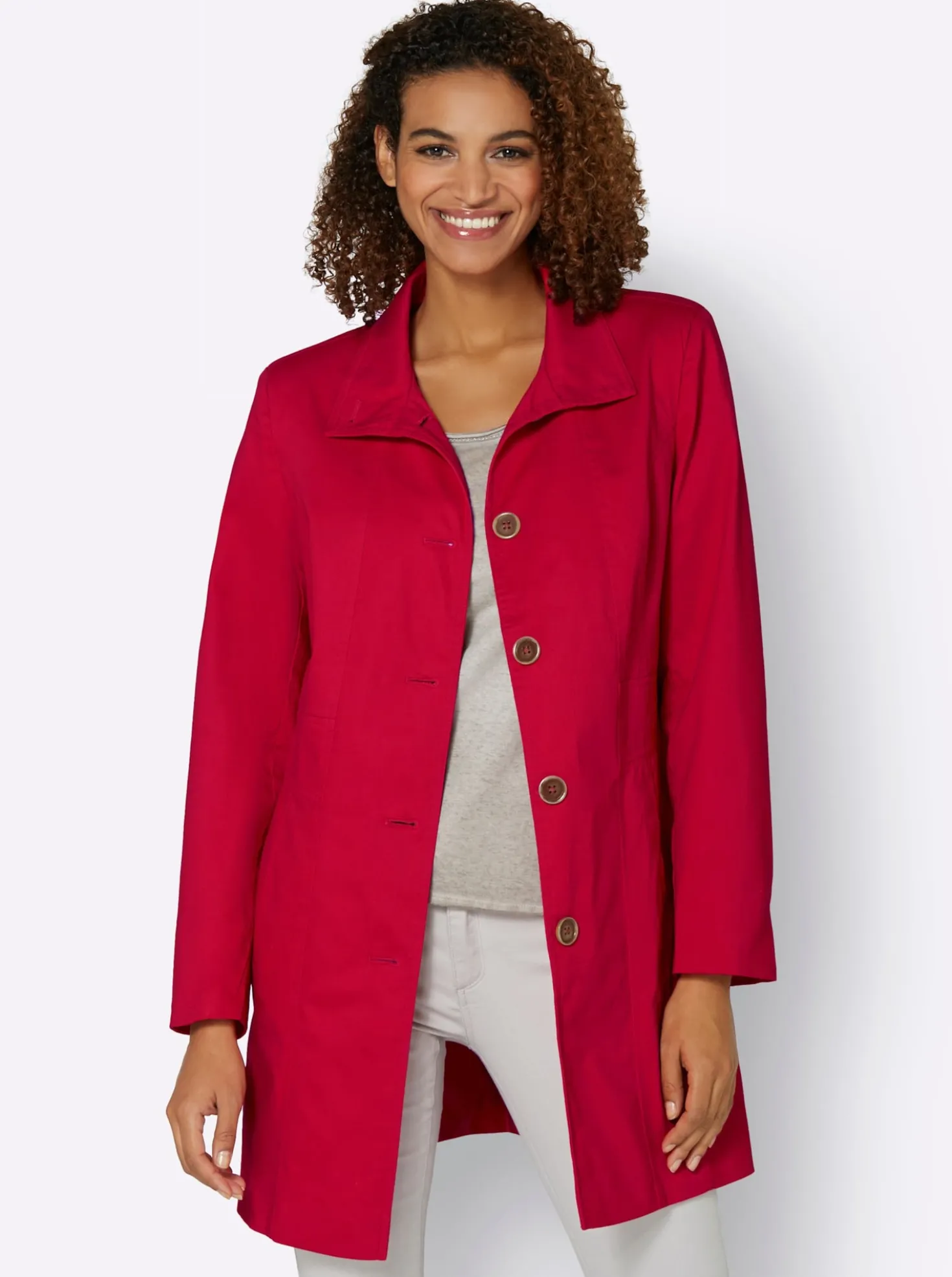 Jacke mit variablem Kragen