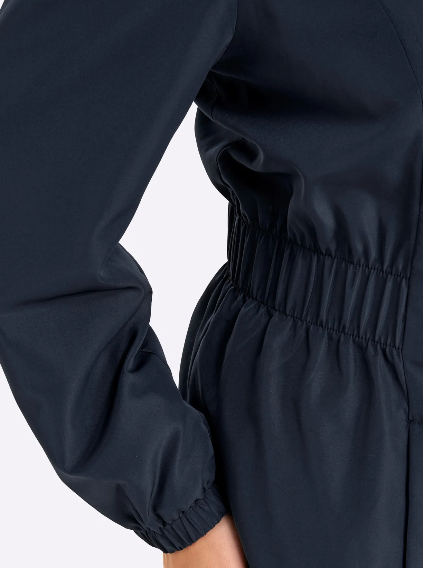 Jacke mit voluminösem Kragen