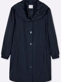 Jacke mit voluminösem Kragen