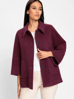 Jacke mit weiten Ärmeln