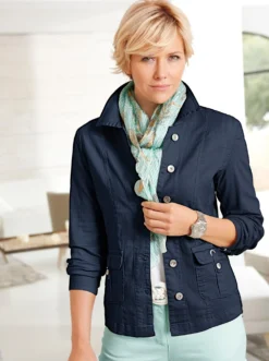 Jackenblazer in Denim-Optik
