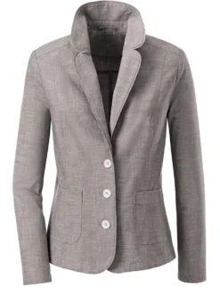 Jackenblazer mit Schulterpolstern