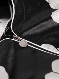 Jacquardblazer mit bedrucktem Futter