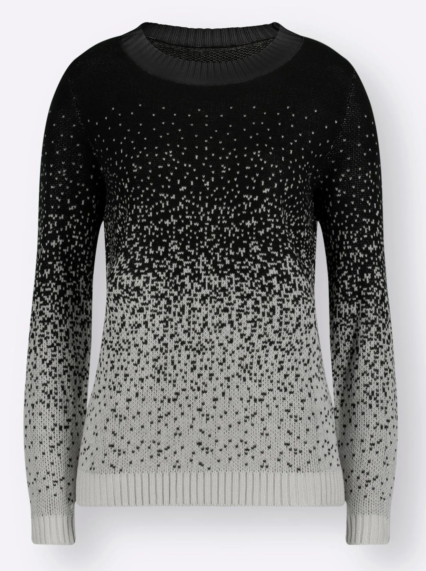 Jacquardpullover aus Jacquard-Strick