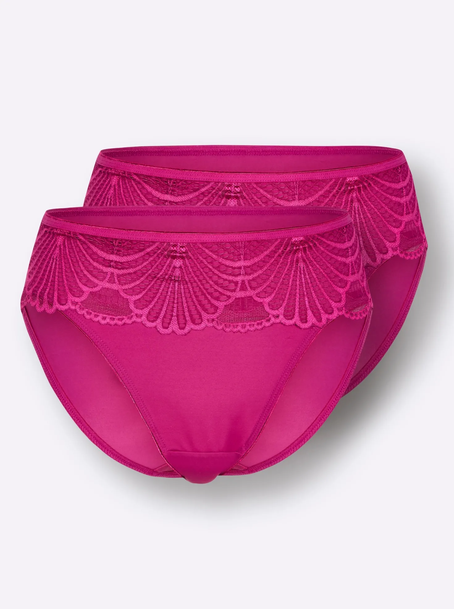 Jazzpants mit floraler Spitze