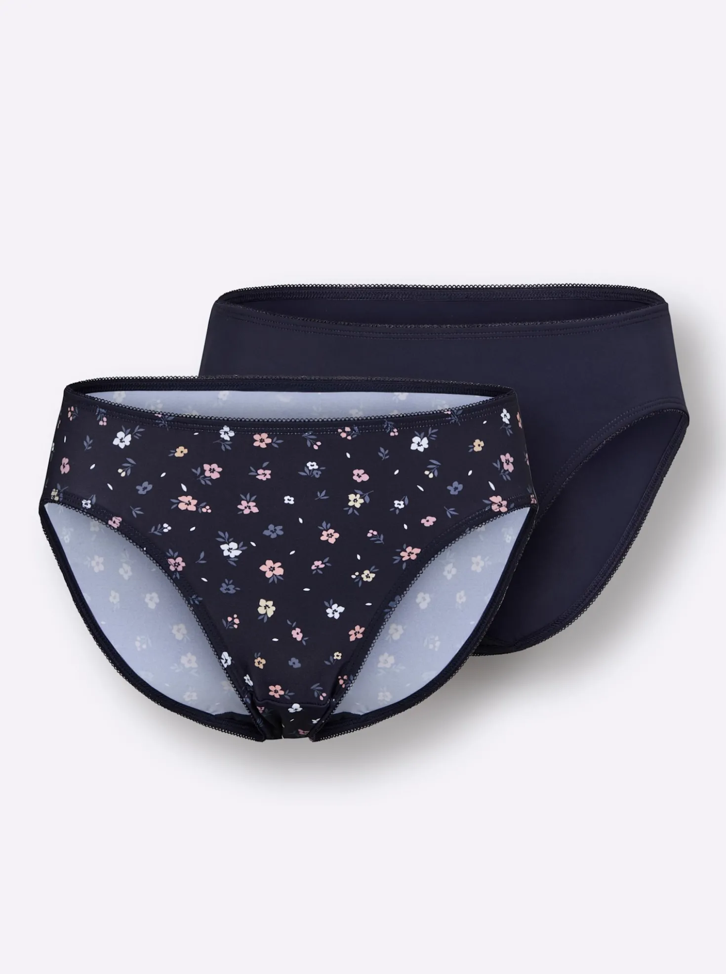 Jazzpants mit Mäusezähnchenborte