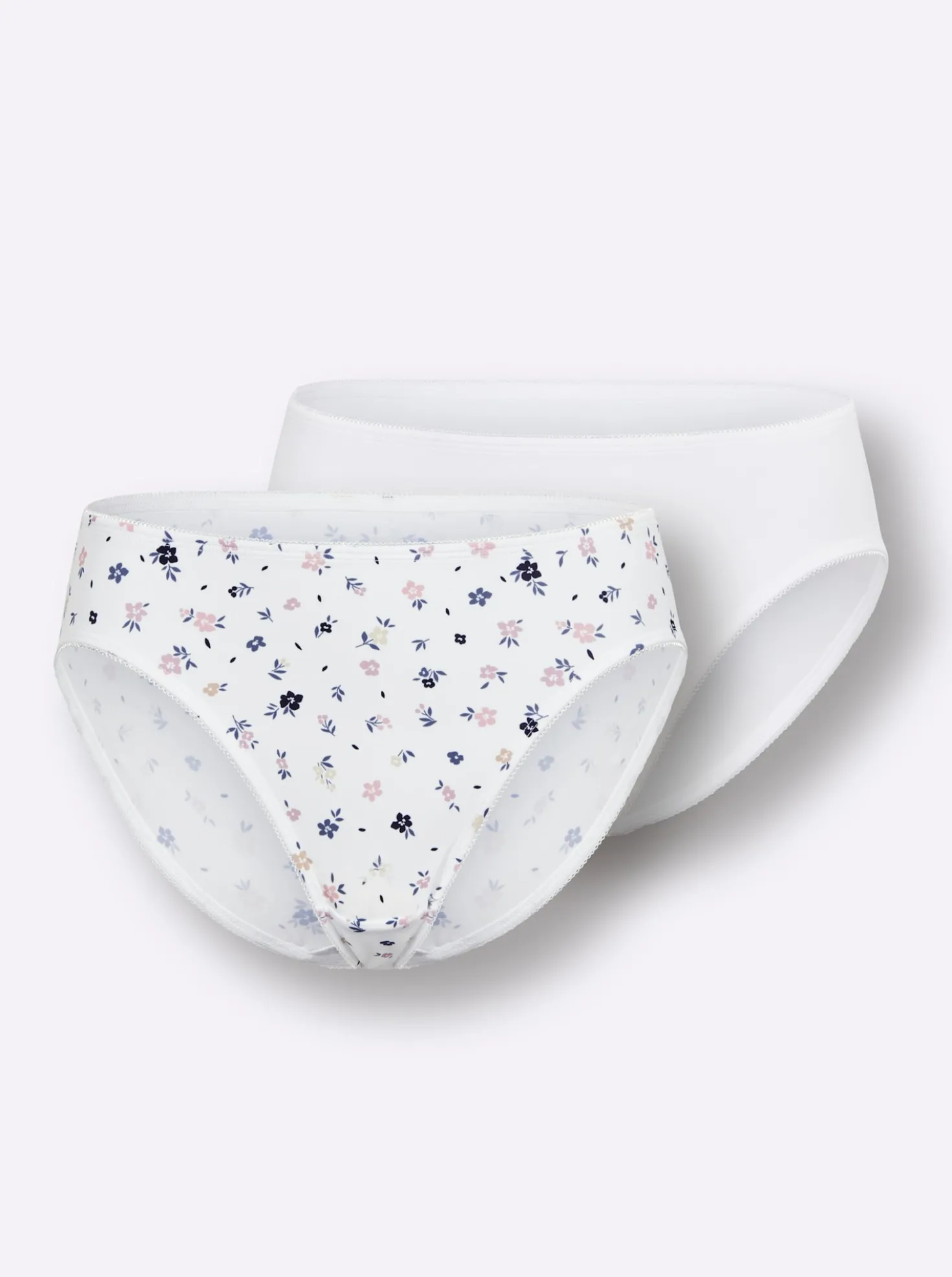 Jazzpants mit Mäusezähnchenborte