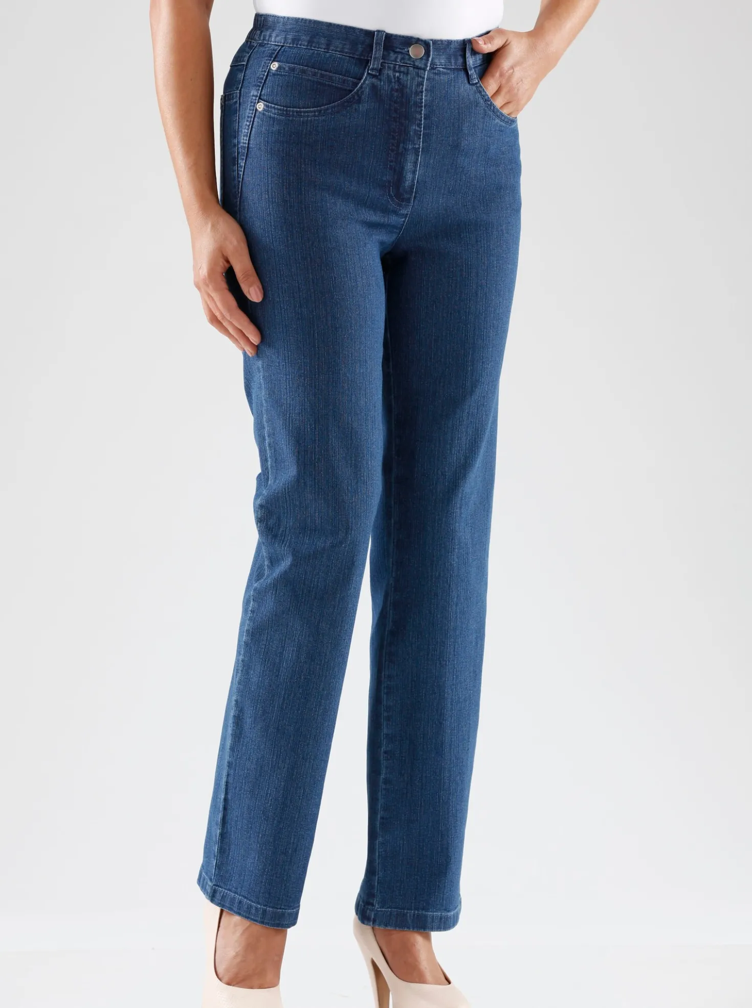 Jeans aus formstabiler Stretch-Qualität