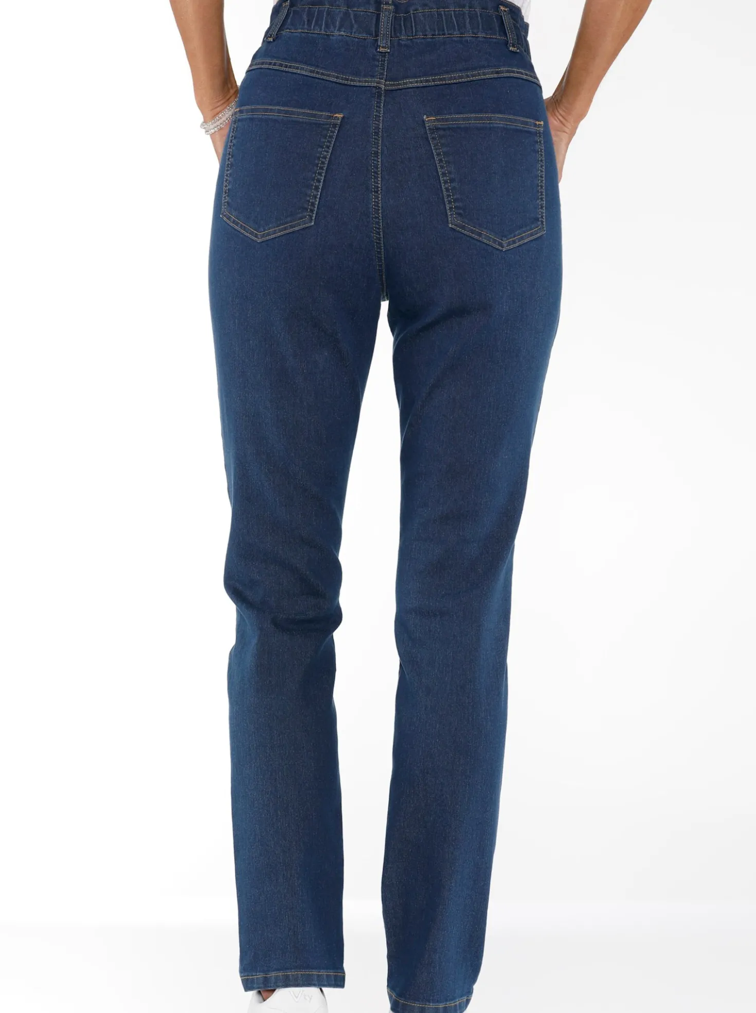 Jeans im Paperbag-Schnitt