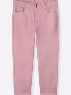 Jeans im Paperbag-Schnitt