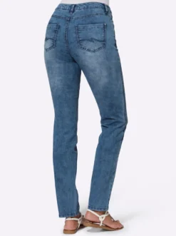 Jeans in Baumwoll-Stretch-Qualität