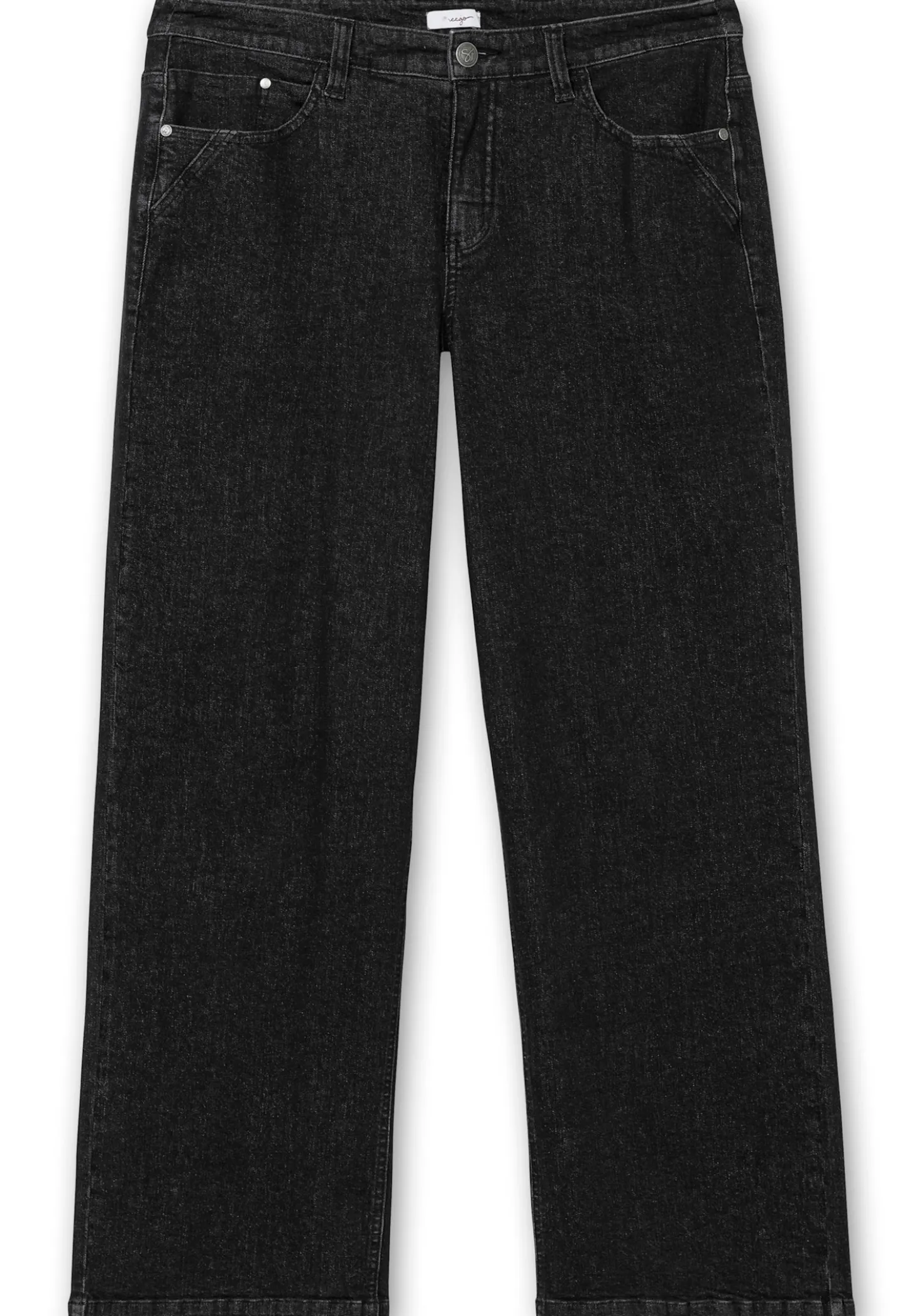 Jeans in durchgehend weiter Beinform