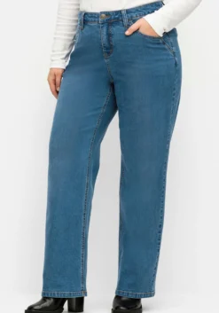 Jeans in durchgehend weiter Beinform