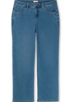 Jeans in durchgehend weiter Beinform
