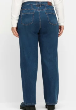 Jeans in durchgehend weiter Beinform