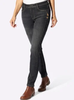 Jeans in modischer Waschung