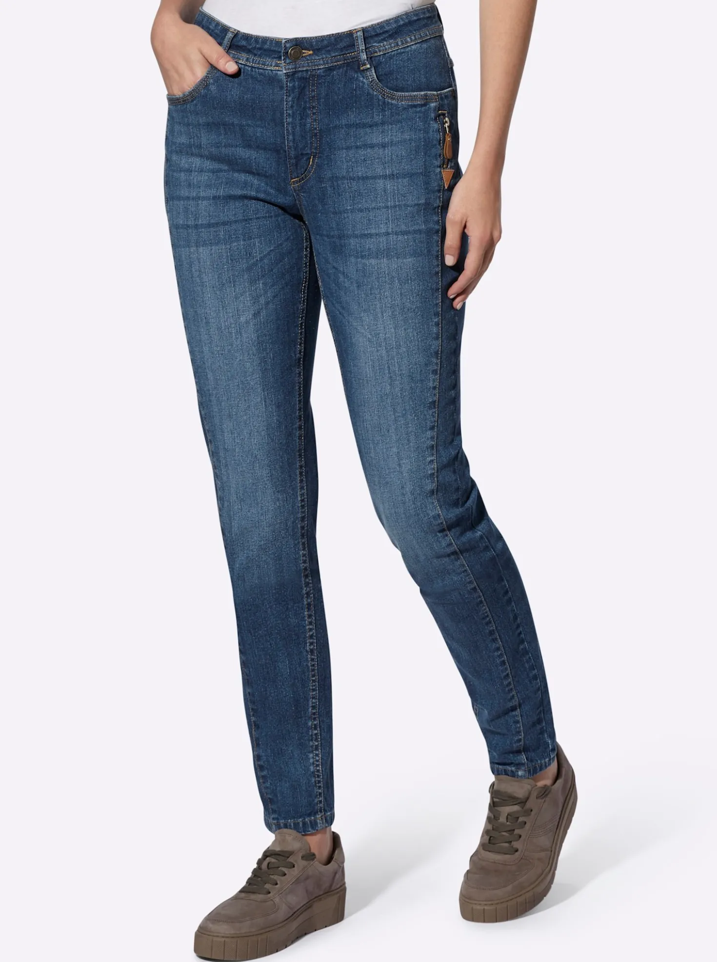 Jeans in modischer Waschung