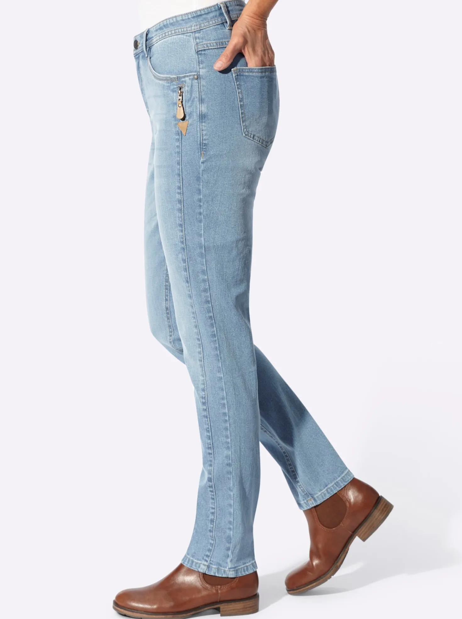 Jeans in modischer Waschung