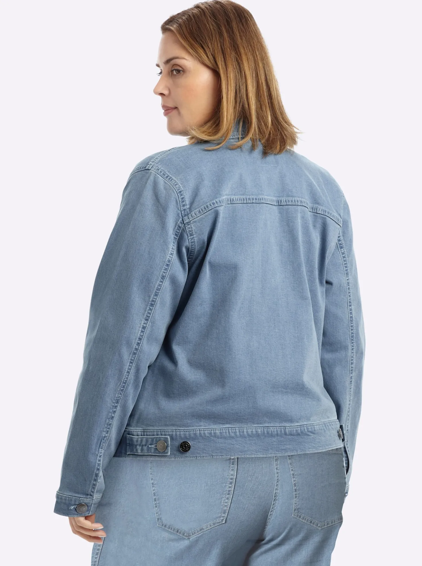 Jeansjacke in Blousonform