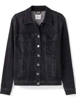 Jeansjacke in leicht taillierter Form