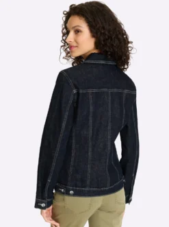 Jeansjacke mit 2-Wege-Zipper